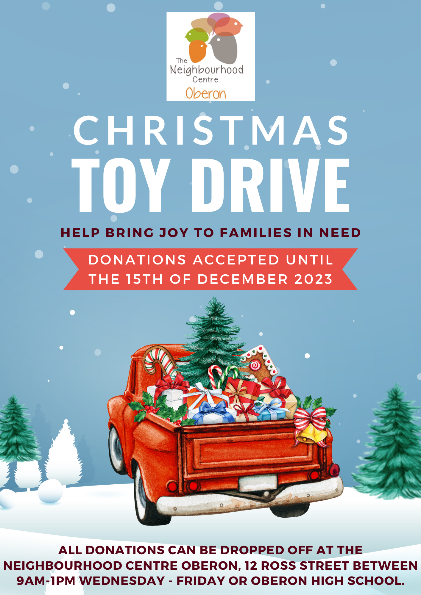 Christmas Toy Drive In Oberon Bathurst Neighbourhood Centre